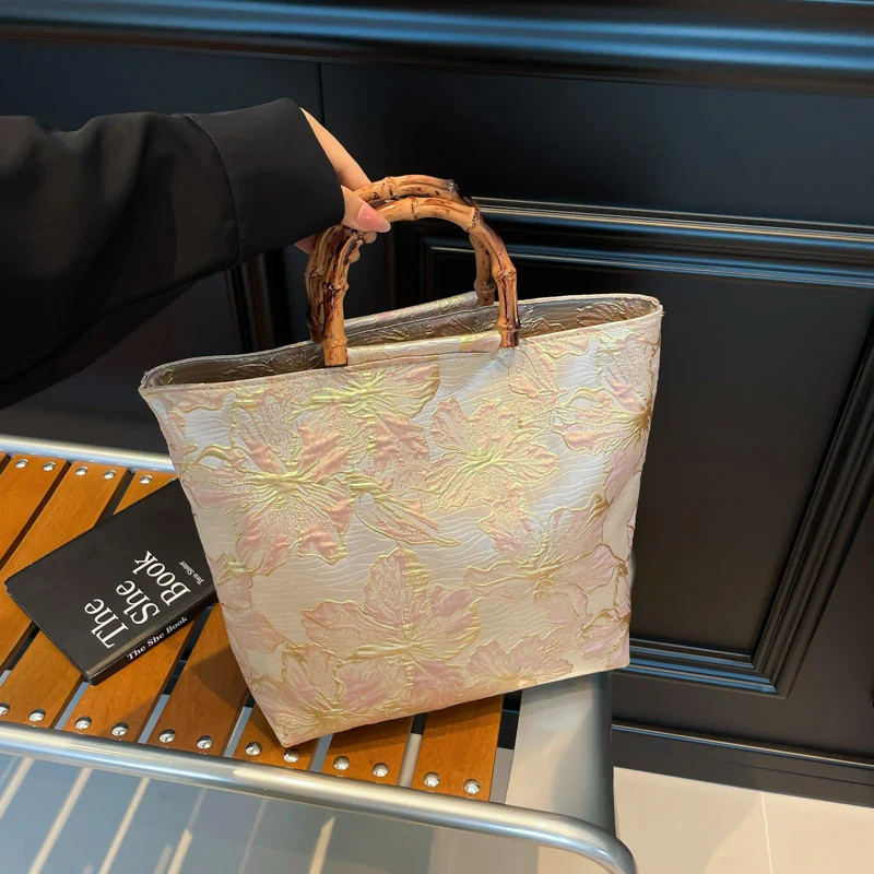 Elegante florale Tote Bag