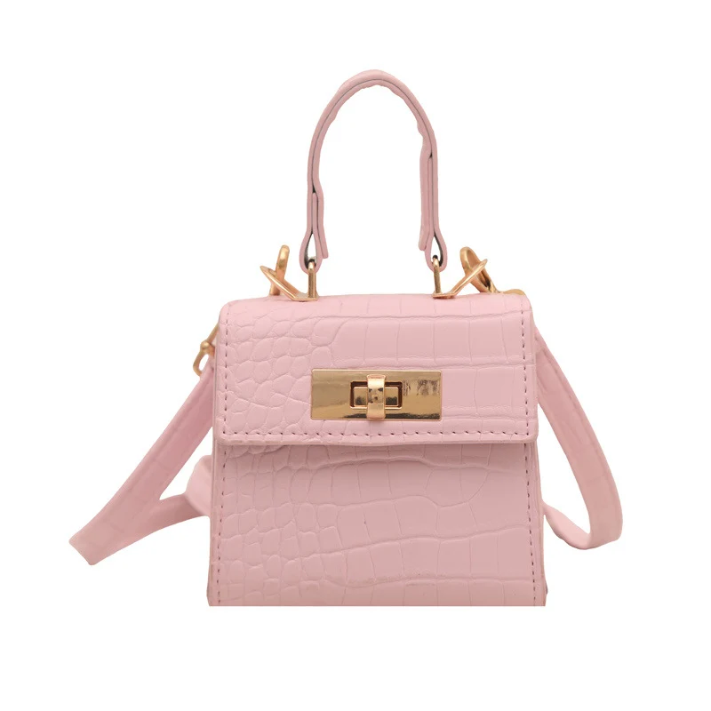 Elegante Kroko-Prägung Handtasche