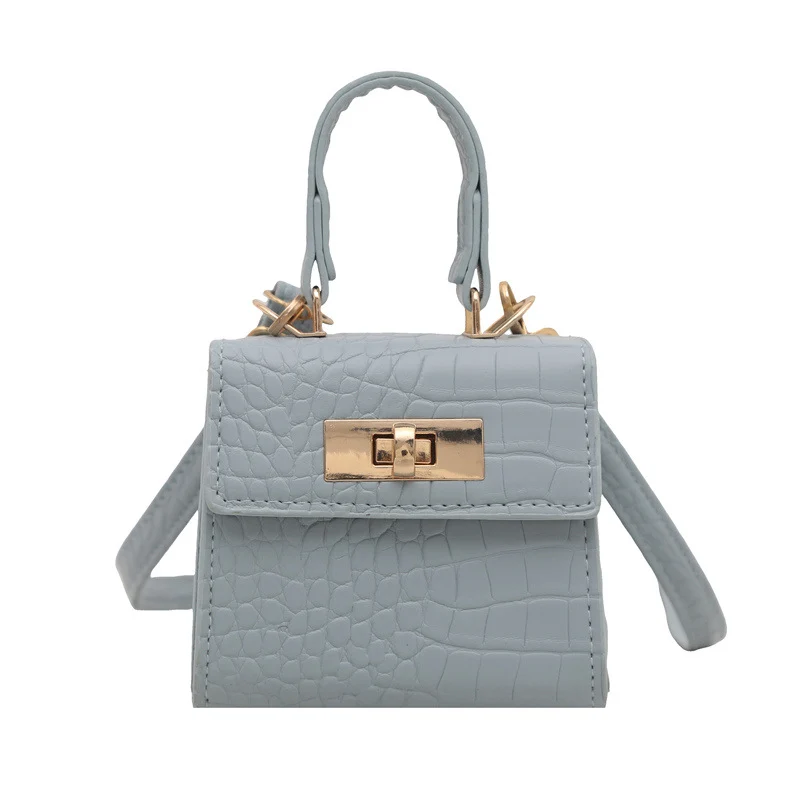 Elegante Kroko-Prägung Handtasche