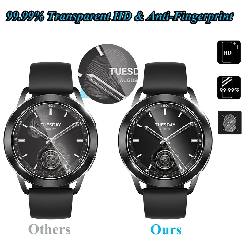Xiaomi Watch S3 Glas HD Displayschutz