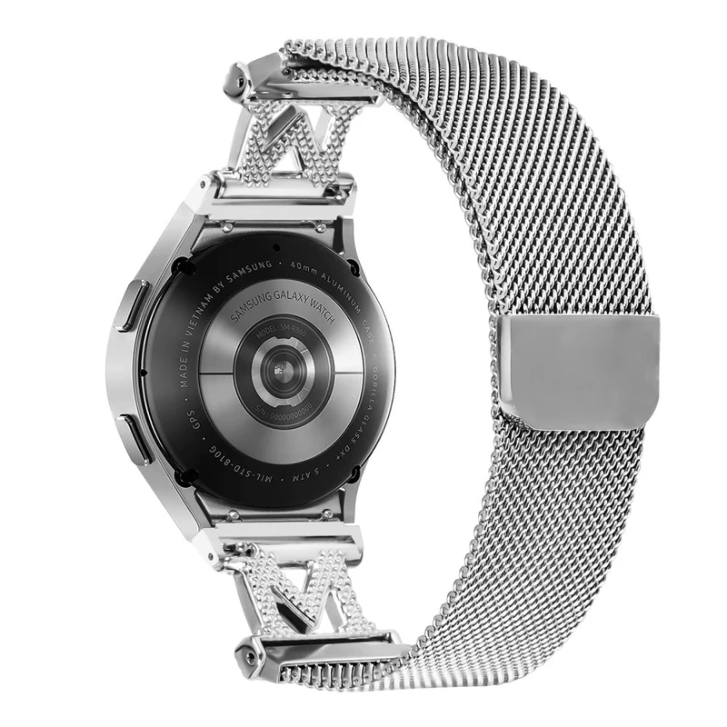 Unglaublich Elegant Samsung Smartwatch Metall Und Strass Universell Armband