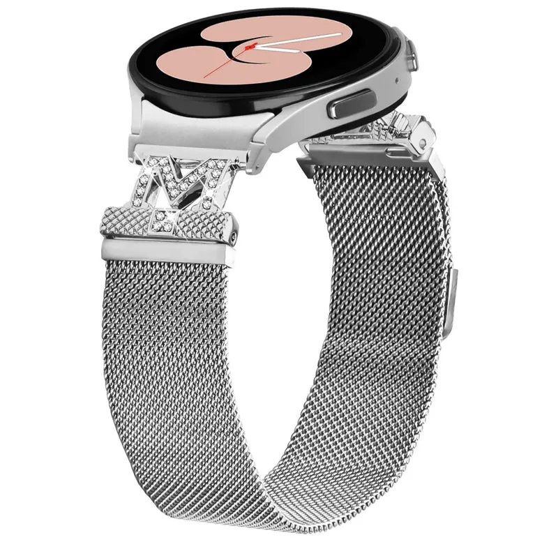 Unglaublich Elegant Samsung Smartwatch Metall Und Strass Universell Armband