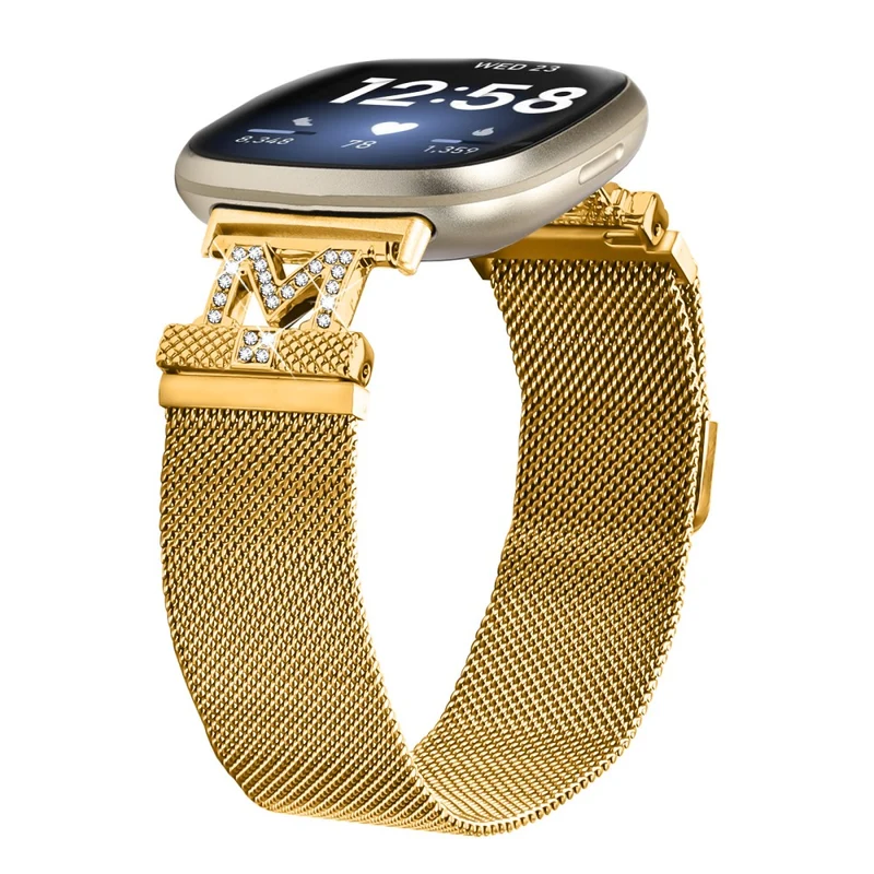 Super Sympathisch Fitbit Versa 4 / Fitbit Sense 2 Metall Universell Armband