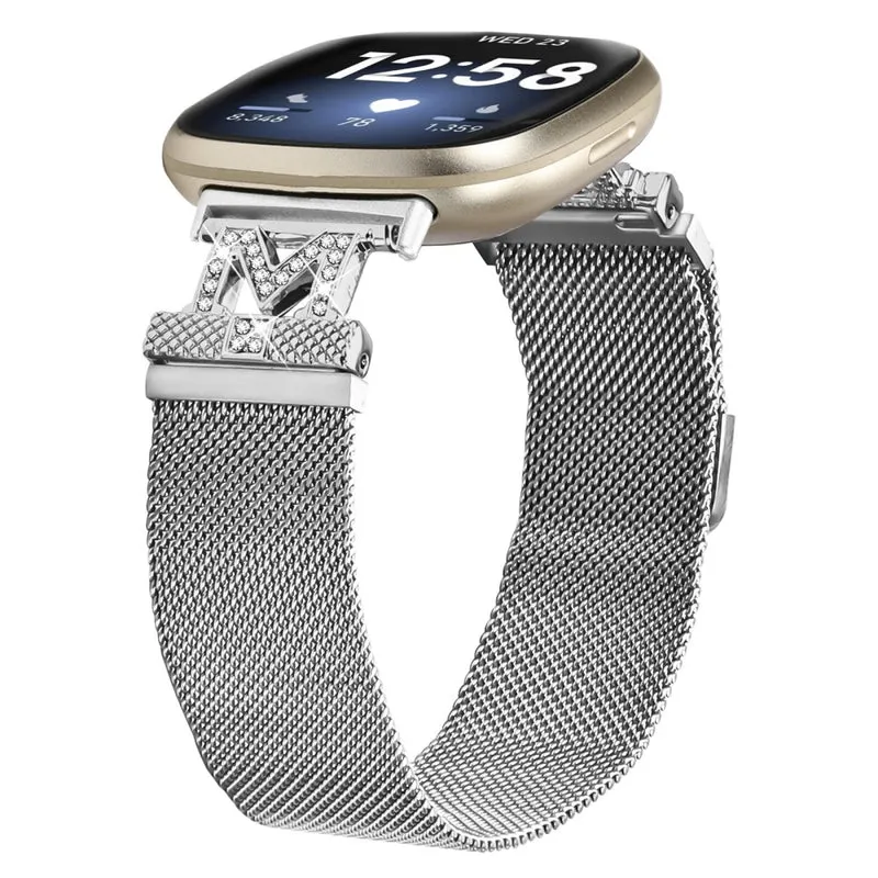 Absolut Modisch Fitbit Versa 4 / Fitbit Sense 2 Metall Universell Armband