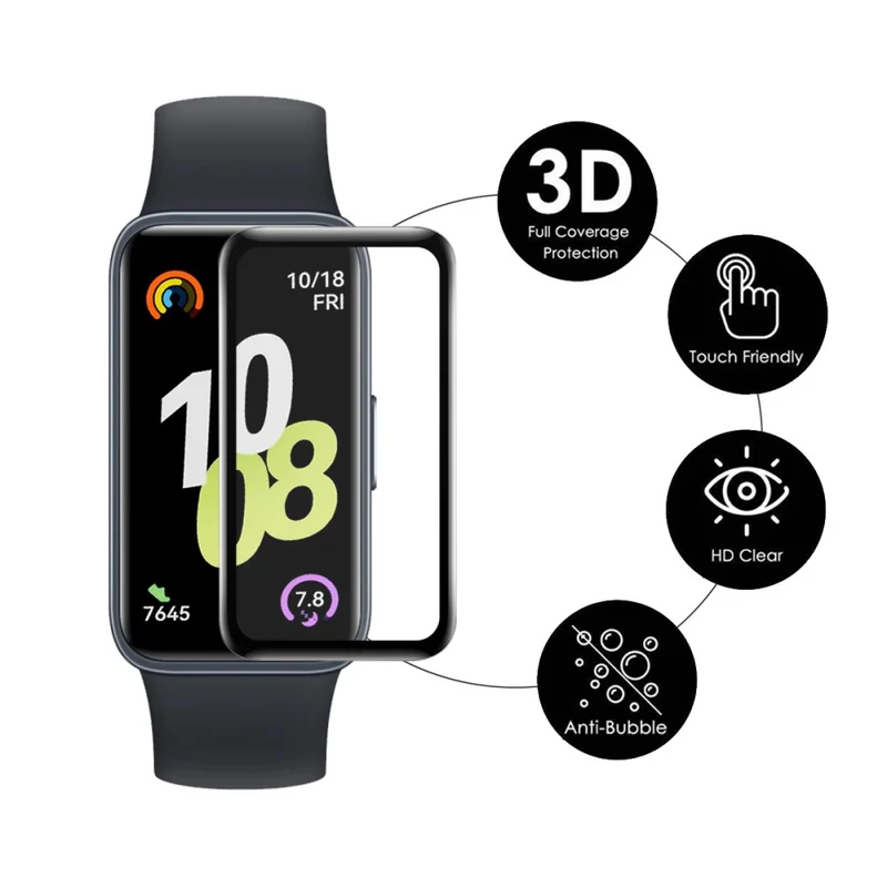 Huawei Band 10 Silikon 3D Gekrümmt Displayschutz