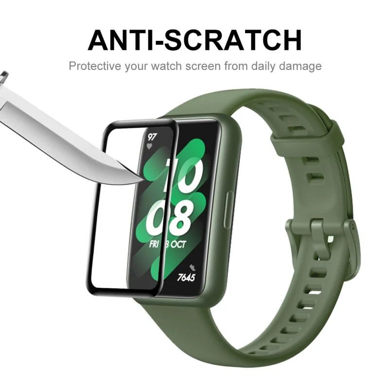 Huawei Band 10 Silikon 3D Gekrümmt Displayschutz