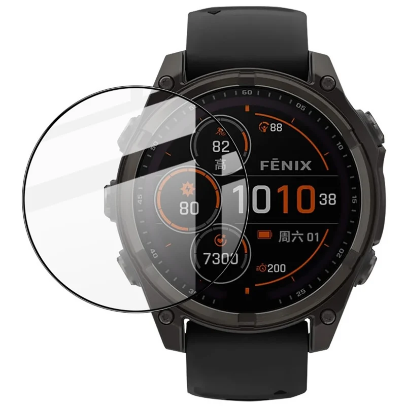 Garmin Fenix 8 Solar 51mm Silikon Displayschutz