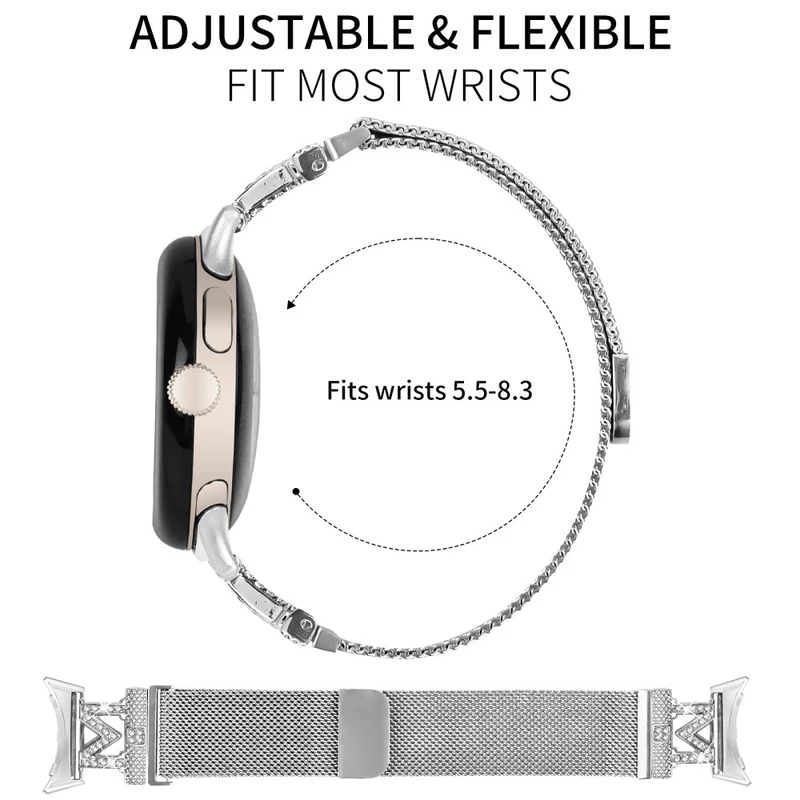 Unglaublich Bequem Google Pixel Watch 2 / Google Pixel Watch Metall Universell Armband
