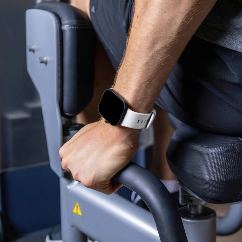 Xiaomi Smart Band 10 Pro Silikonarmband (Hellgrau)