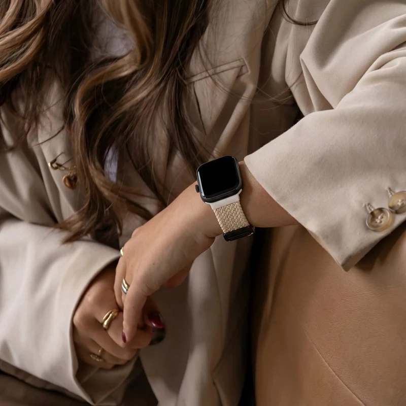 Redmi Watch 6 Lite Geflochtenes Armband mit D-Schnalle (Polarstern)