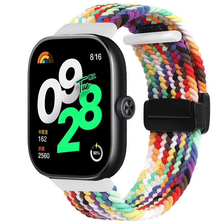 Xiaomi Smart Band 10 Pro Geflochtenes Armband mit D-Schnalle (Regenbogen)