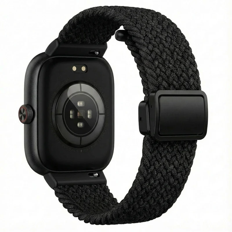 Redmi Watch 6 Lite Geflochtenes Armband mit D-Schnalle (Schwarz)