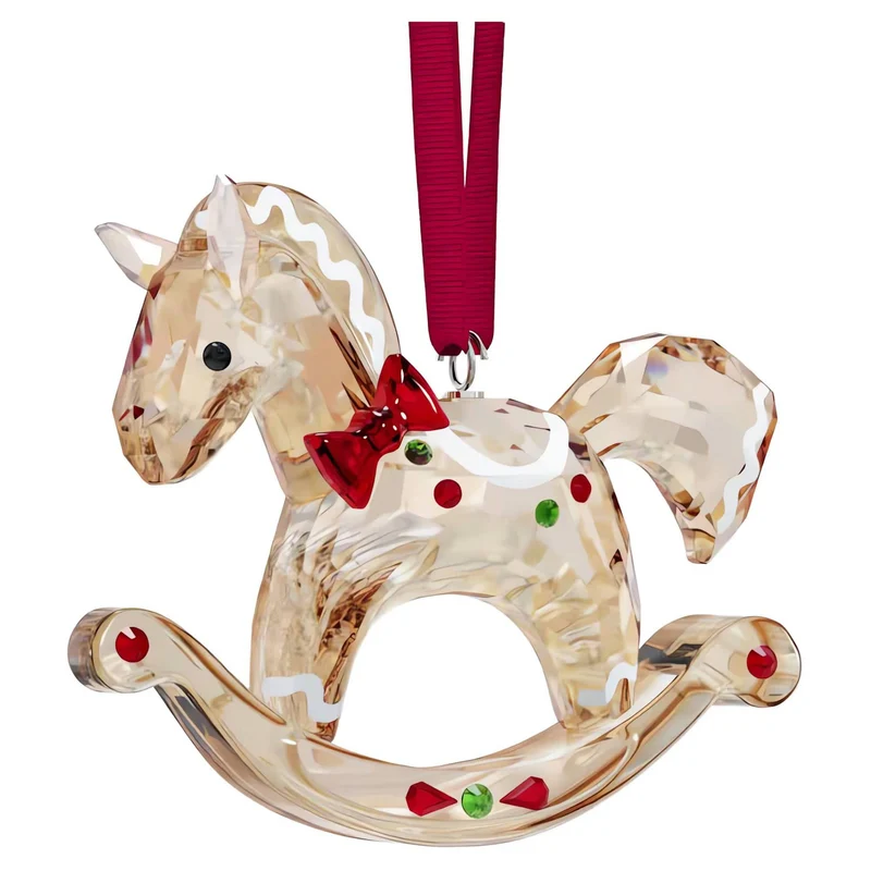 Swarovski Holiday Cheers Lebkuchen Schaukelpferd Ornament mehrfarbig 5627608