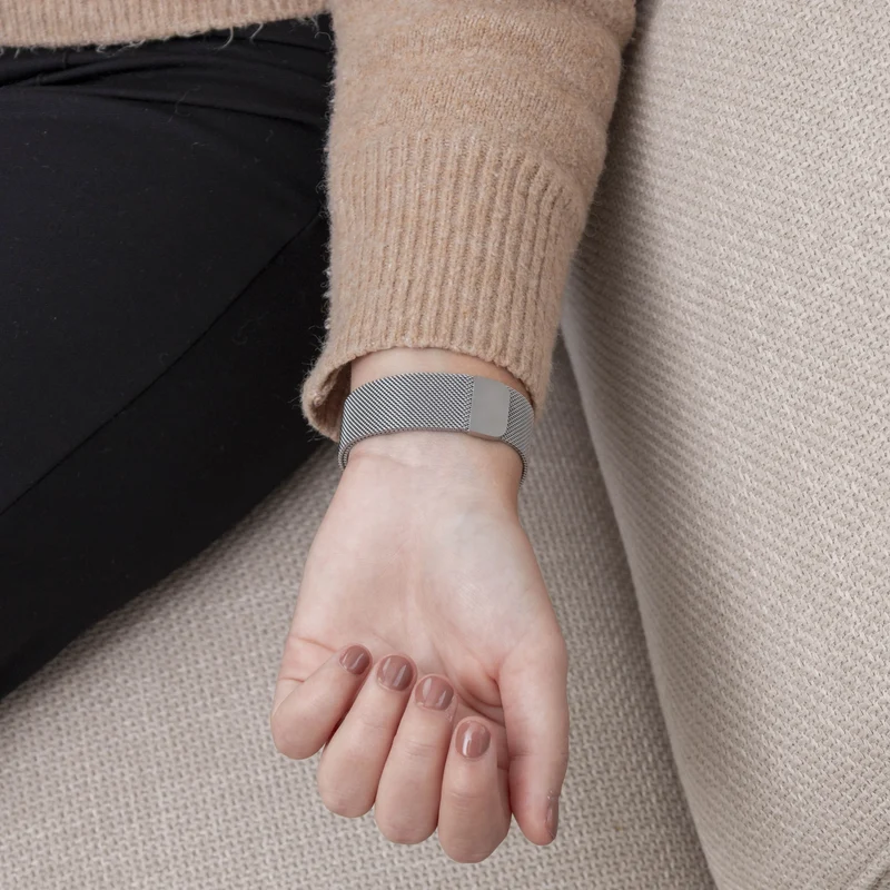 Xiaomi Smart Band 10 Pro Milanese Armband (Silber)