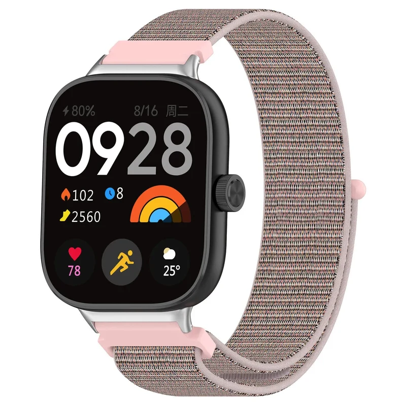 Redmi Watch 6 Active Nylonarmband (Rosa Sand)