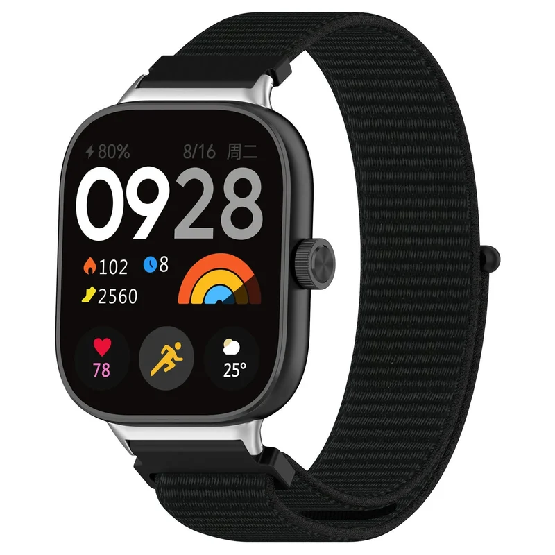Redmi Watch 6 Active Nylonarmband (Schwarz)