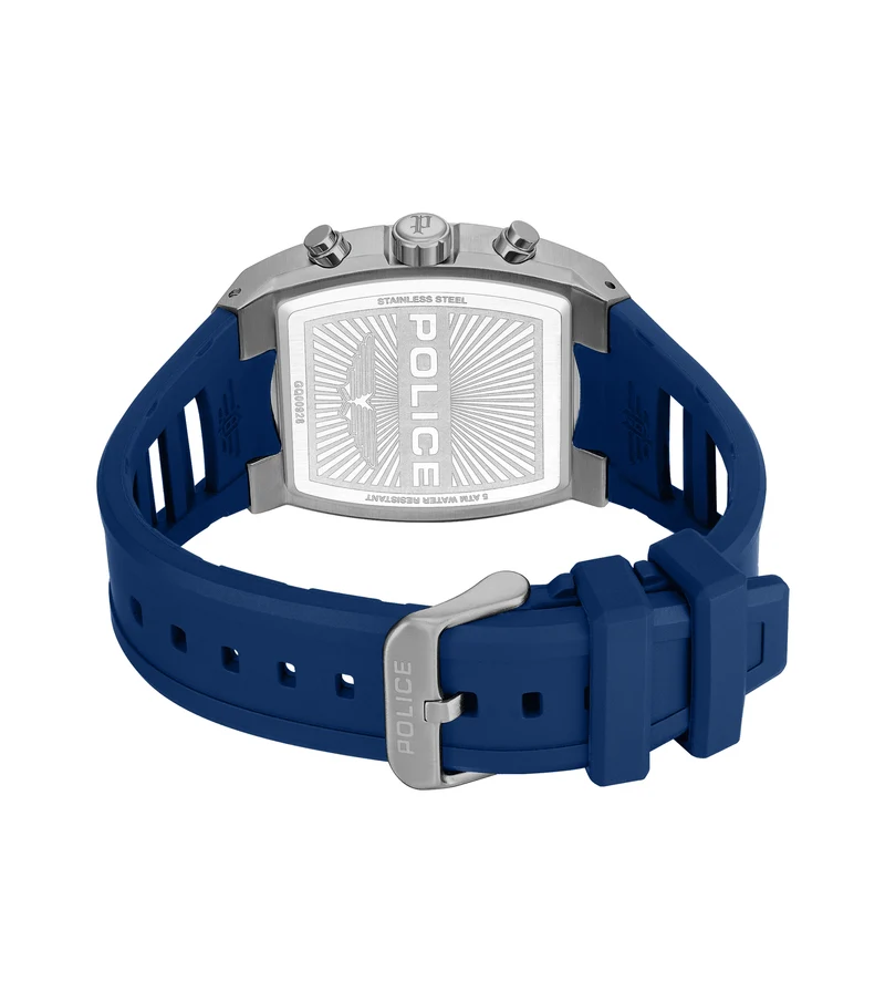 Police Creed PEWGQ0092802 Herren • Dual-Time-Zifferblatt • Edelstahlgehäuse mit IP-Beschichtung