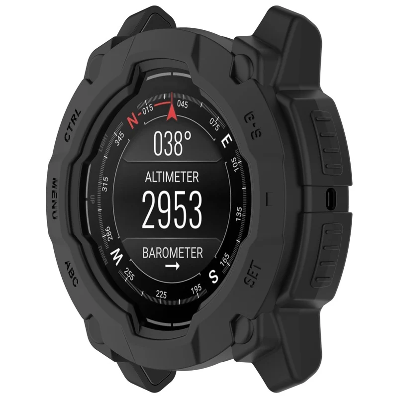 Garmin Instinct 3 50mm / Garmin Instinct 3 Solar 50mm Schützende Silikon Universell Bumper