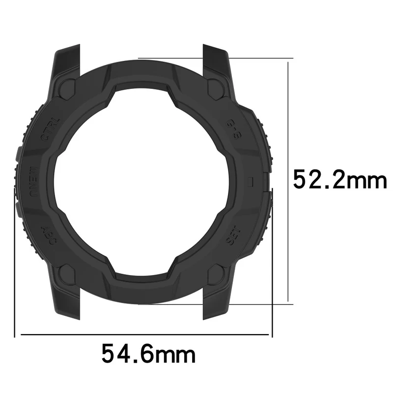 Garmin Instinct 3 50mm / Garmin Instinct 3 Solar 50mm Schützende Silikon Universell Bumper