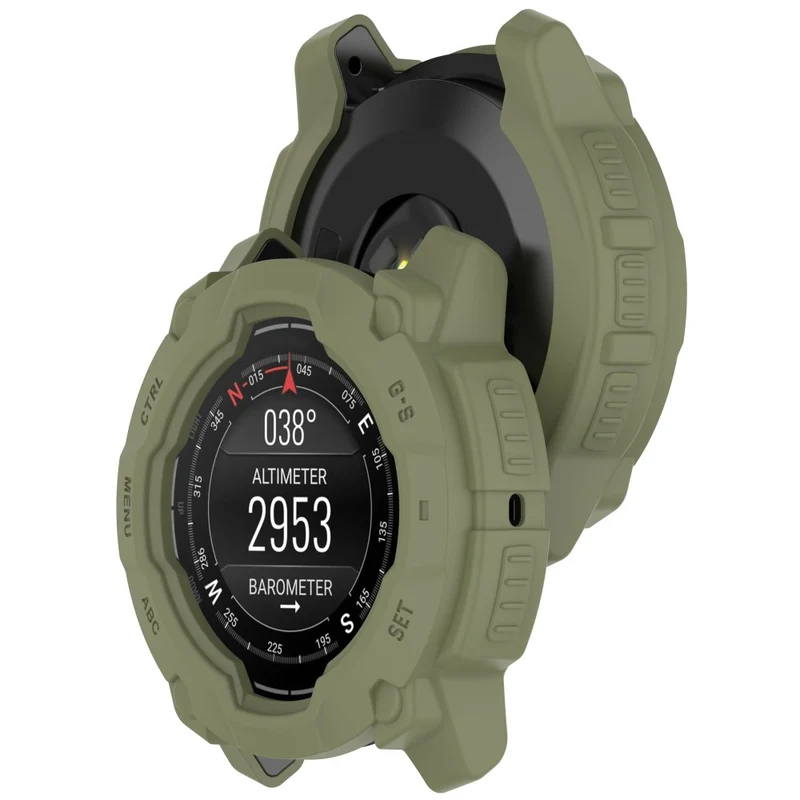 Garmin Instinct 3 50mm / Garmin Instinct 3 Solar 50mm Schützende Silikon Universell Bumper
