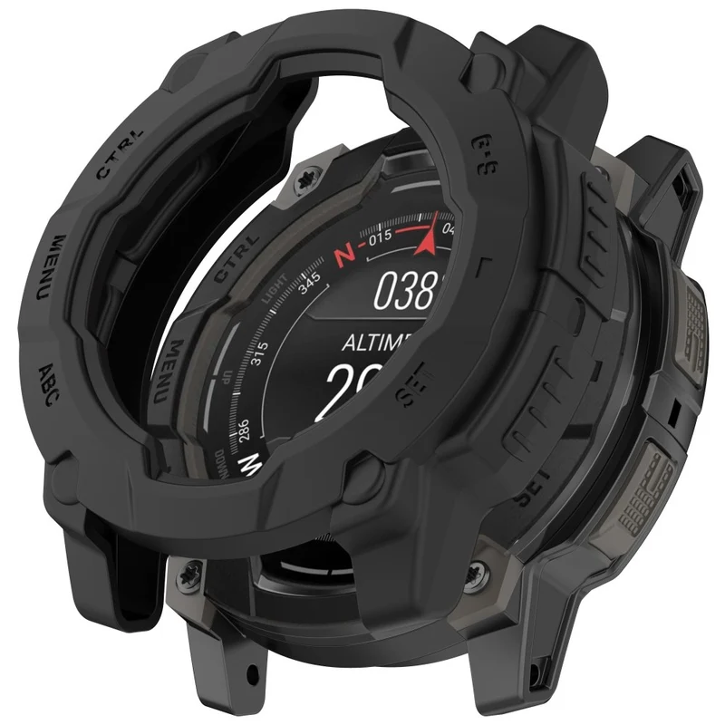 Garmin Instinct 3 45mm / Garmin Instinct 3 Solar 45mm Schützende Silikon Universell Bumper
