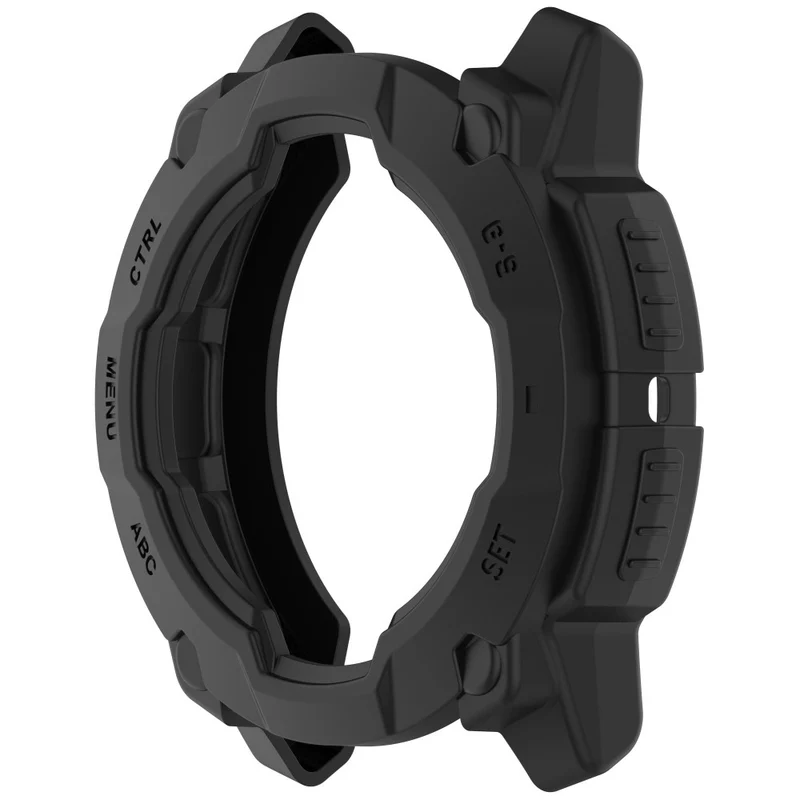 Garmin Instinct 3 45mm / Garmin Instinct 3 Solar 45mm Schützende Silikon Universell Bumper
