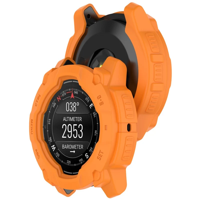 Garmin Instinct 3 45mm / Garmin Instinct 3 Solar 45mm Schützende Silikon Universell Bumper