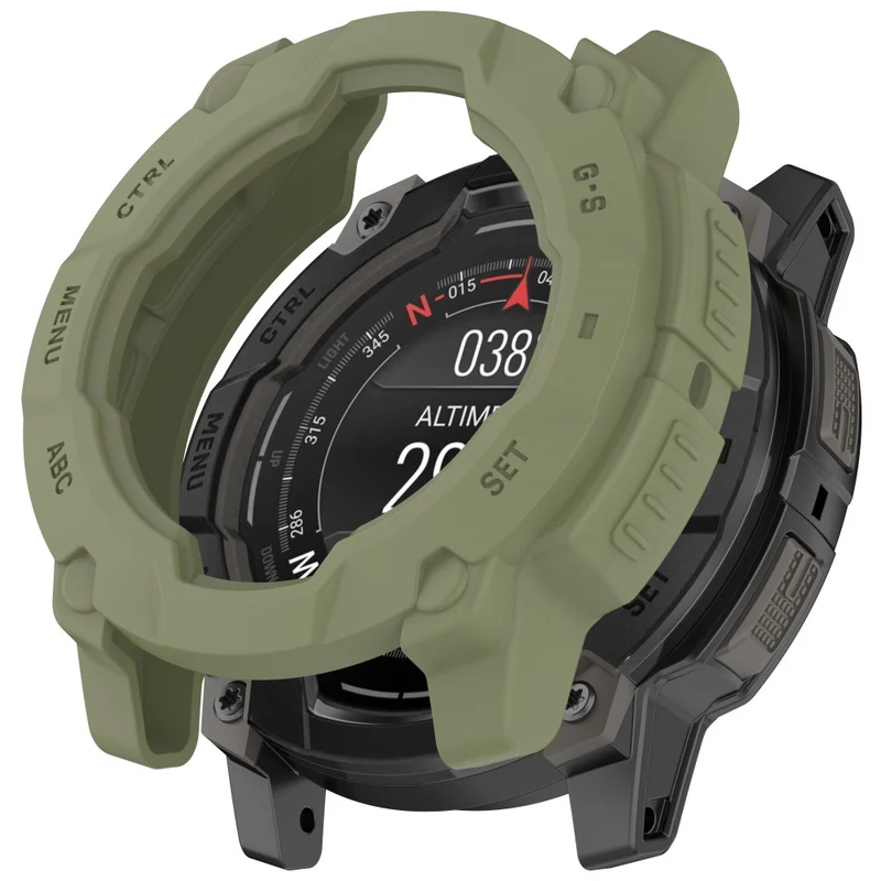 Garmin Instinct 3 45mm / Garmin Instinct 3 Solar 45mm Schützende Silikon Universell Bumper