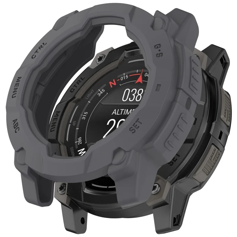 Garmin Instinct 3 45mm / Garmin Instinct 3 Solar 45mm Schützende Silikon Universell Bumper