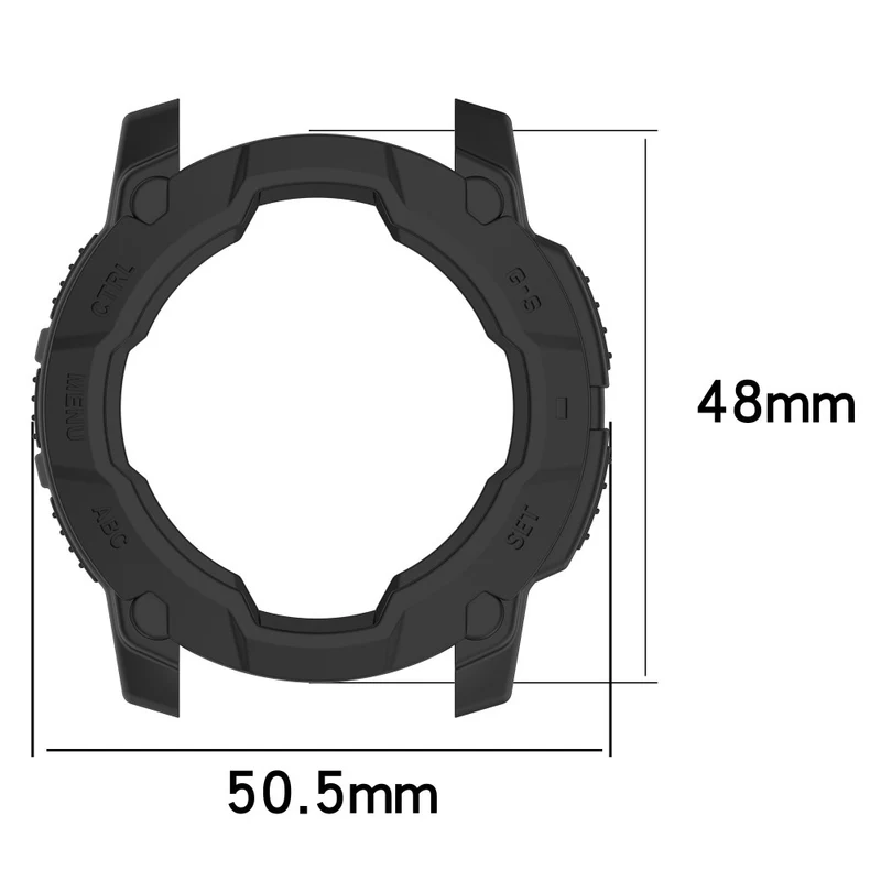 Garmin Instinct 3 45mm / Garmin Instinct 3 Solar 45mm Schützende Silikon Universell Bumper