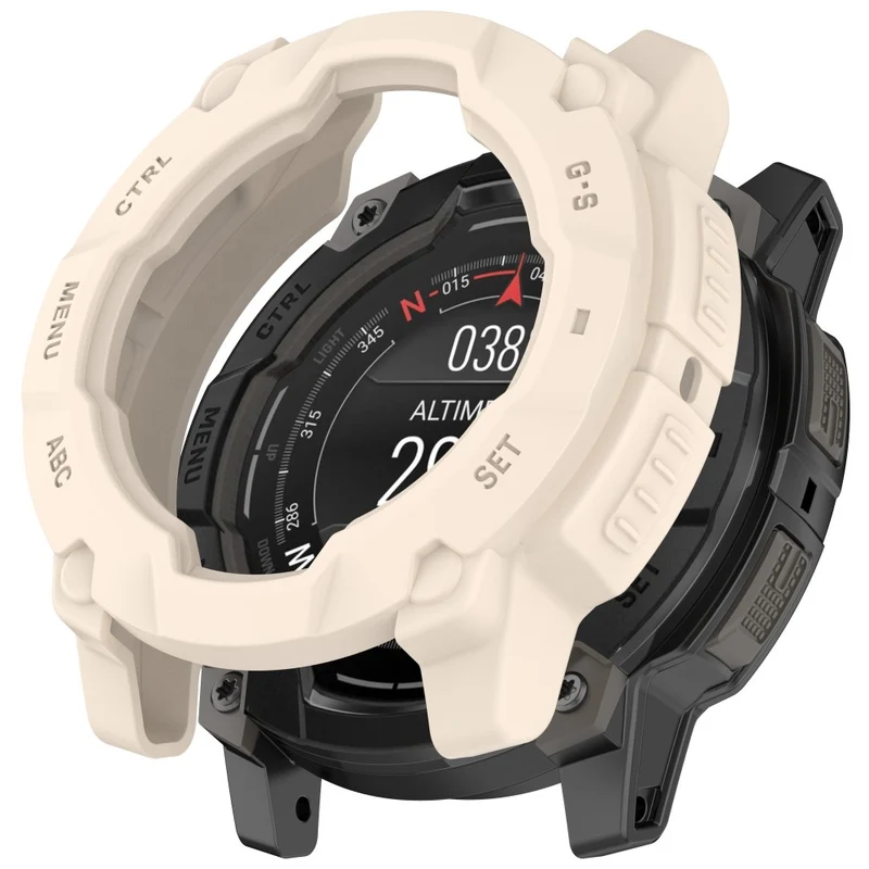 Garmin Instinct 3 45mm / Garmin Instinct 3 Solar 45mm Schützende Silikon Universell Bumper