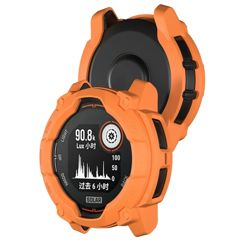 Garmin Instinct 3 Solar 50mm Flexibel Silikon Bumper
