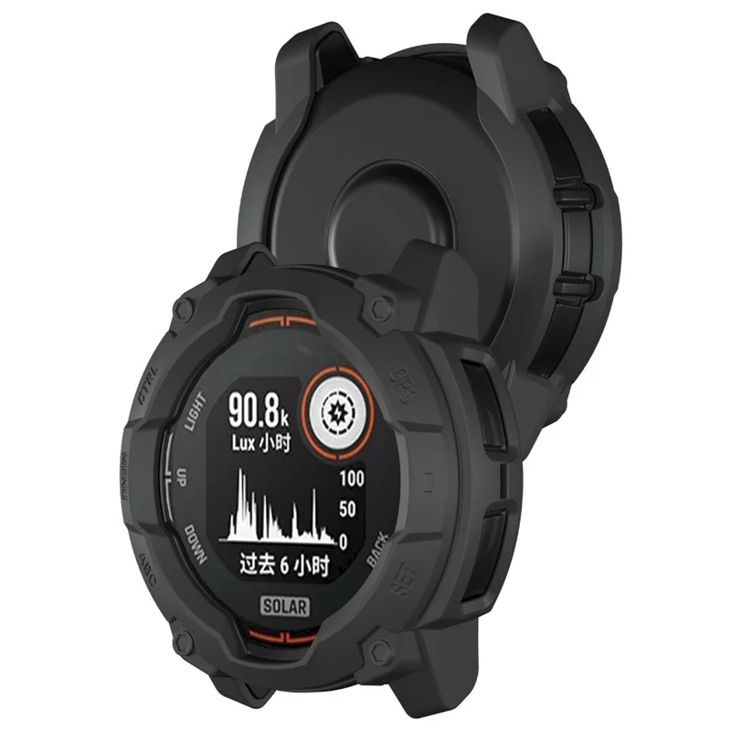 Garmin Instinct 3 Solar 50mm Flexibel Silikon Bumper