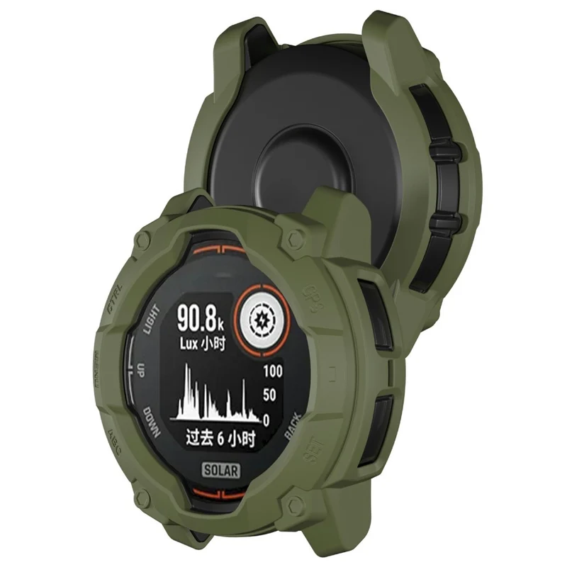 Garmin Instinct 3 Solar 50mm Flexibel Silikon Bumper