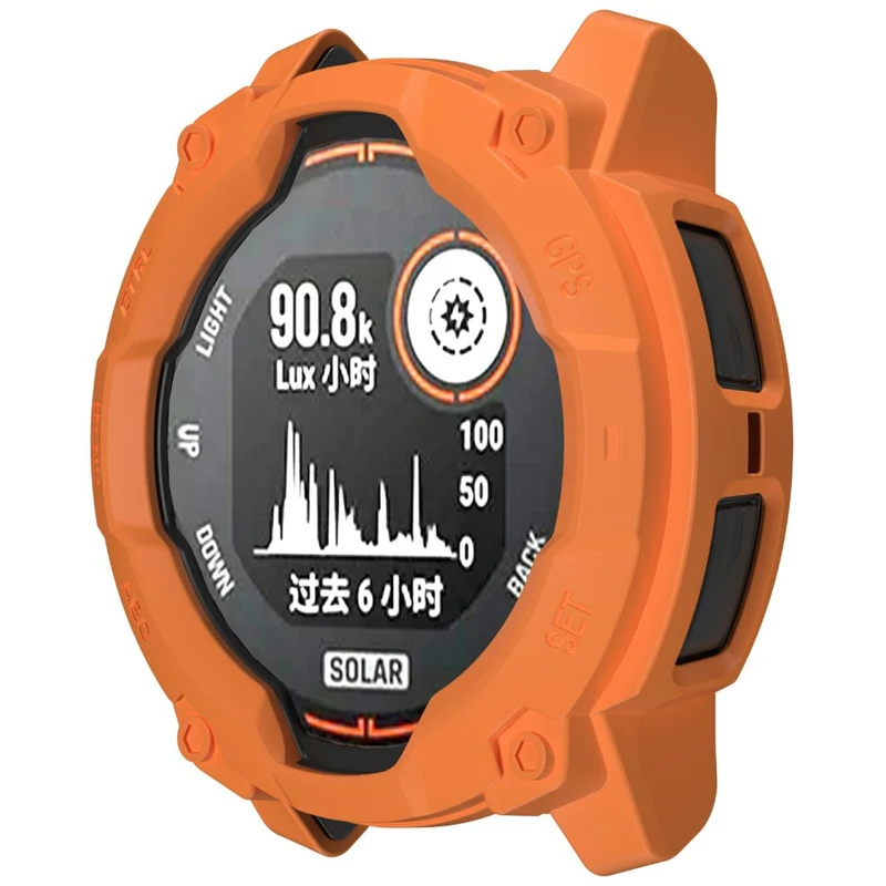 Garmin Instinct 3 Solar 45mm Flexibel Silikon Bumper