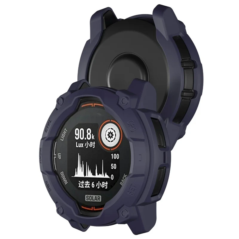 Garmin Instinct 3 Solar 45mm Flexibel Silikon Bumper