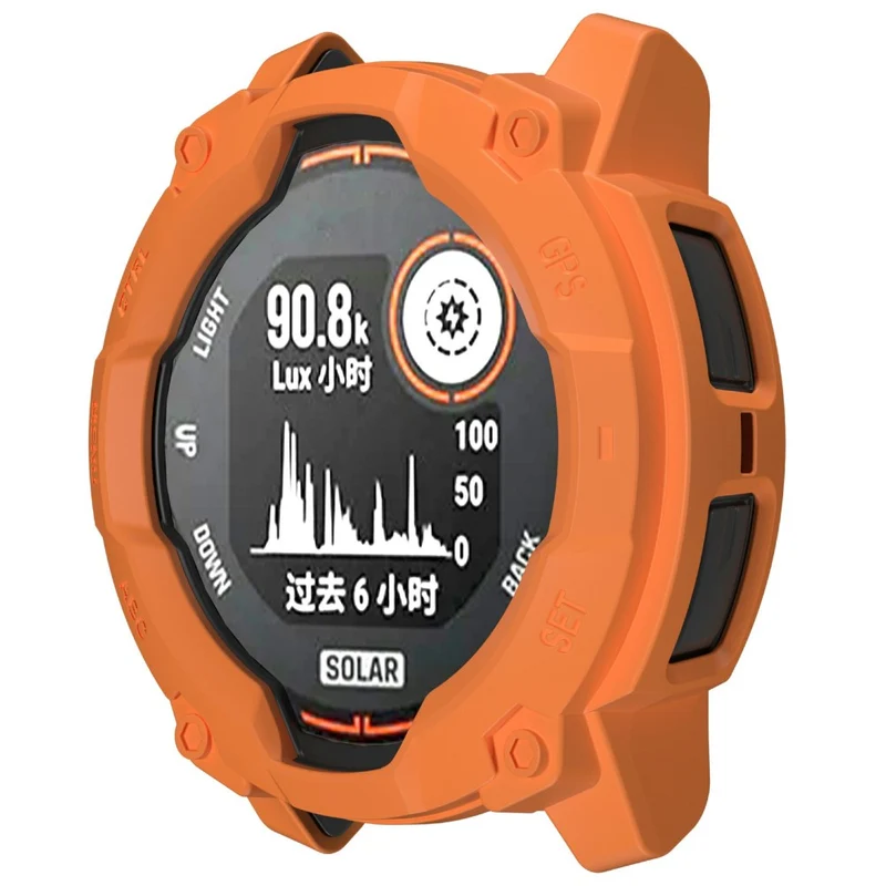Garmin Instinct 3 Solar 45mm Flexibel Silikon Bumper