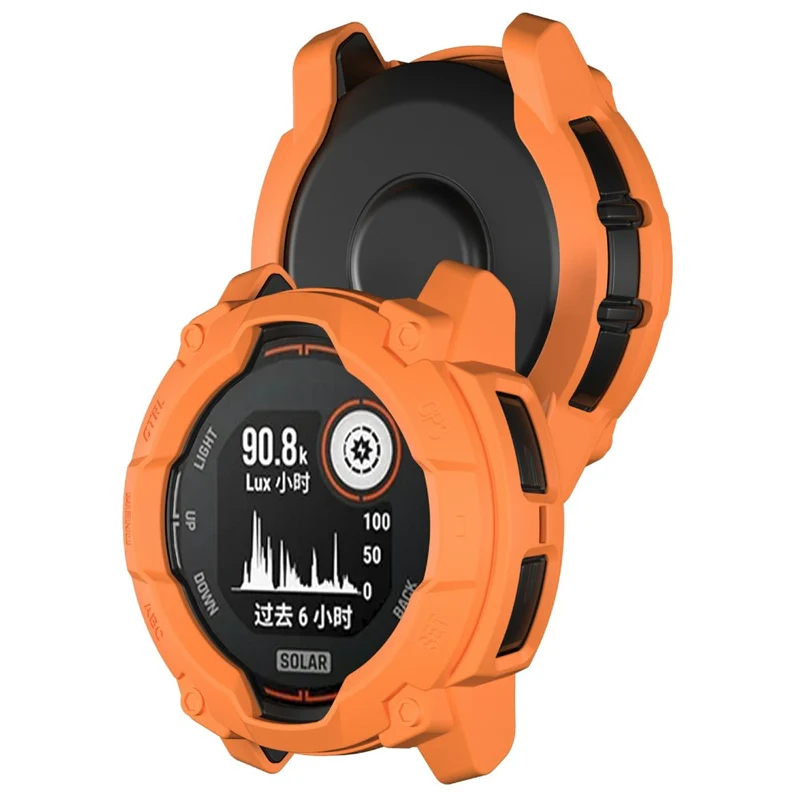 Garmin Instinct 3 Solar 45mm Flexibel Silikon Bumper
