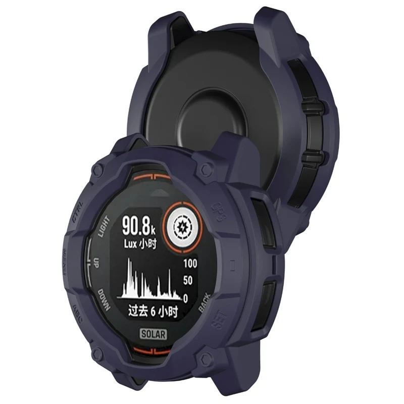 Garmin Instinct 3 Solar 45mm Flexibel Silikon Bumper