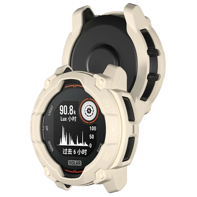 Garmin Instinct 3 Solar 45mm Flexibel Silikon Bumper