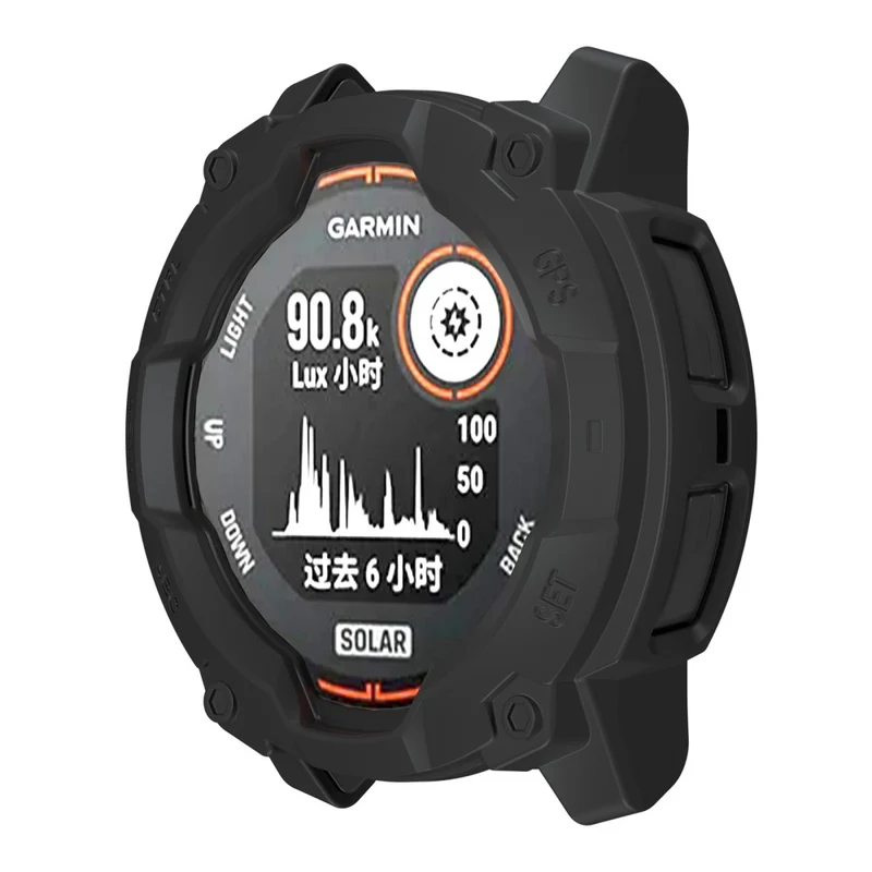 Garmin Instinct 3 Solar 50mm Flexibel Silikon Bumper