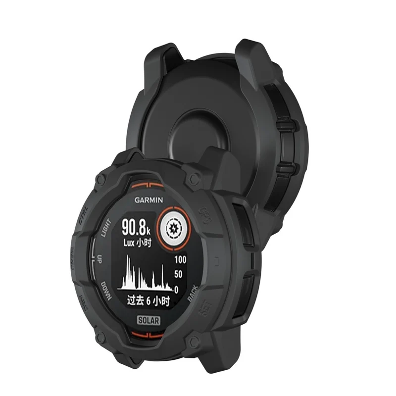 Garmin Instinct 3 Solar 50mm Flexibel Silikon Bumper