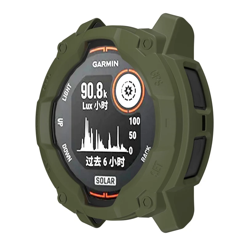 Garmin Instinct 3 Solar 50mm Flexibel Silikon Bumper