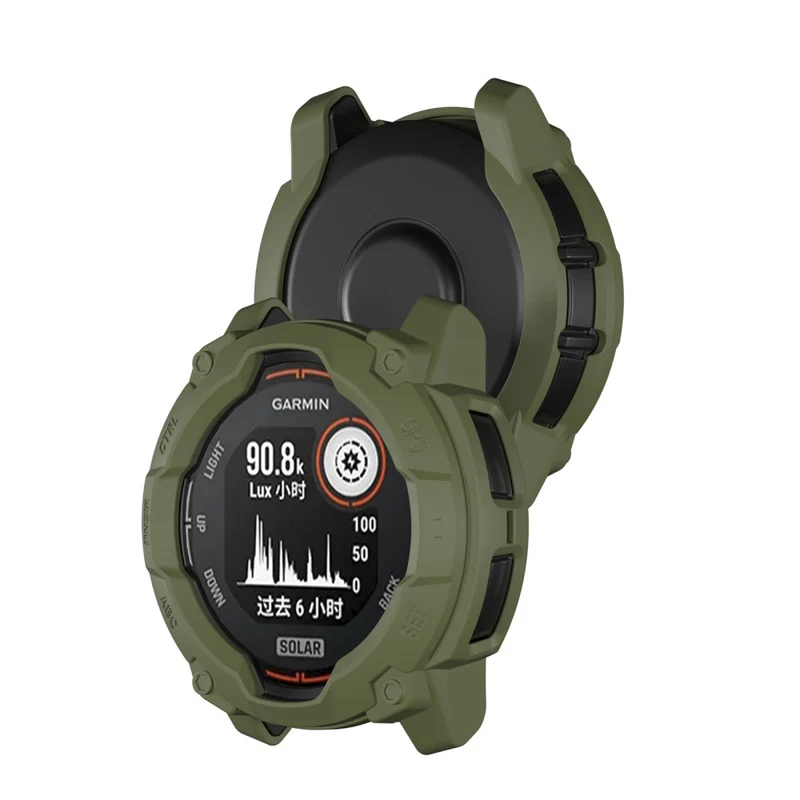 Garmin Instinct 3 Solar 50mm Flexibel Silikon Bumper