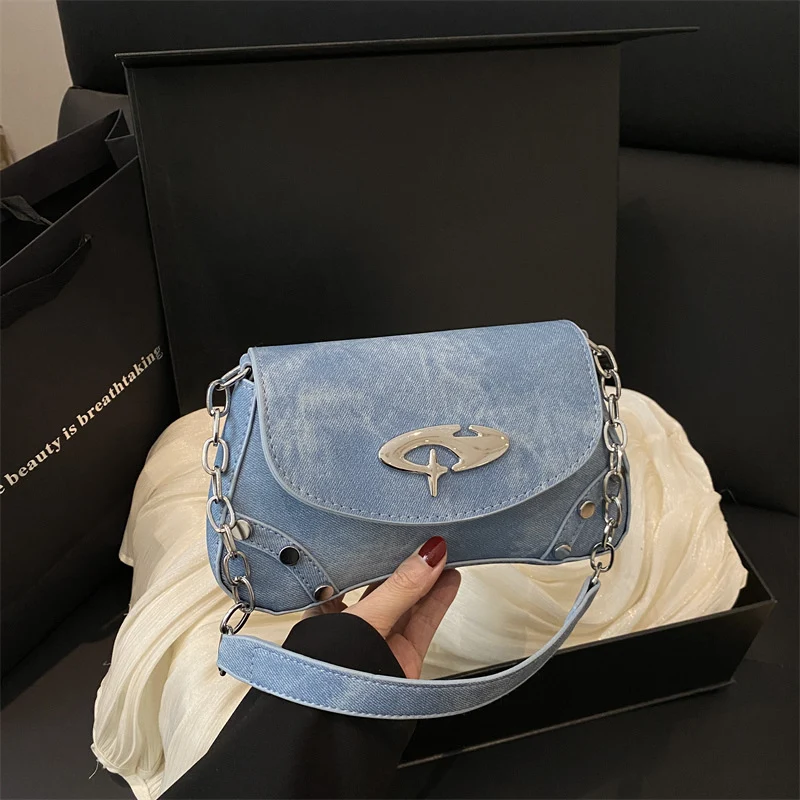 Kette-Detail Schulterhandtasche