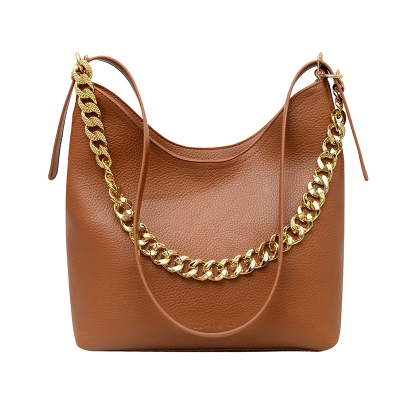 Zeitgenössische Kette-Detail Schultertasche
