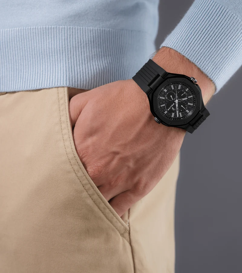 Police DUAL PEWGQ0081903 Herrenuhr Mehrfarbig • Zwei Zifferblätter • Multifunktion