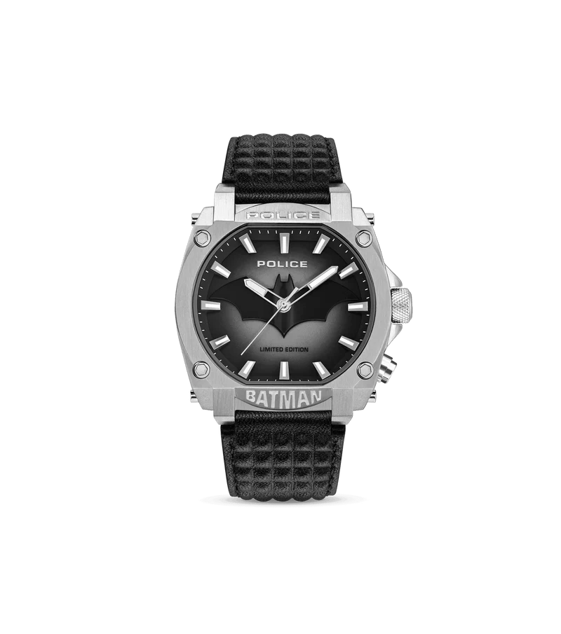 Police Forever Batman PEWGD0022603 Herrenuhr Schwarz • Limited Edition • Hintergrundbeleuchtung