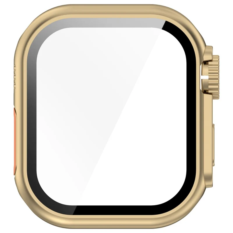 Weich Apple Watch Series 10 42mm Hülle mit Displayschutz in Glas und Silikon