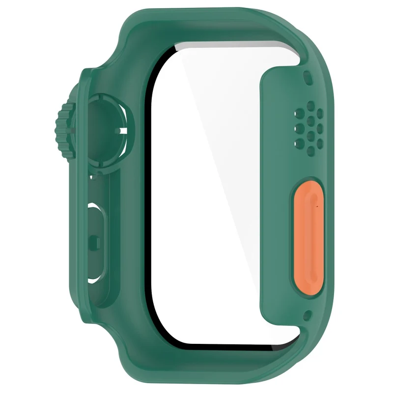 Mega Stylisch Apple Watch Series 10 46mm Hülle mit Displayschutz in Glas und Silikon